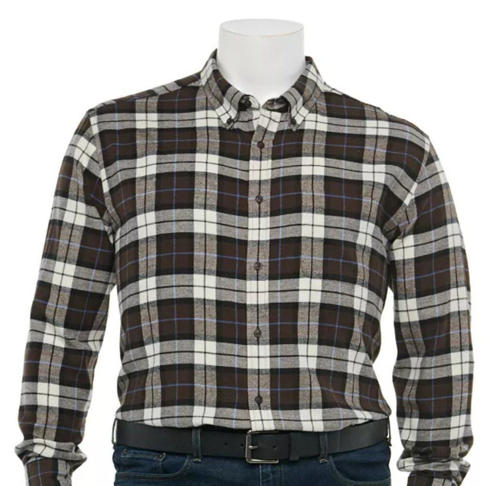 Big & Tall Croft & Barrow Extra Soft Men's Shirt, SZ 3 XLT, NWT